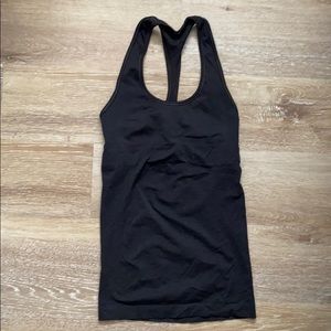 Lululemon Racerback Tank Top Graphite Black Size 4